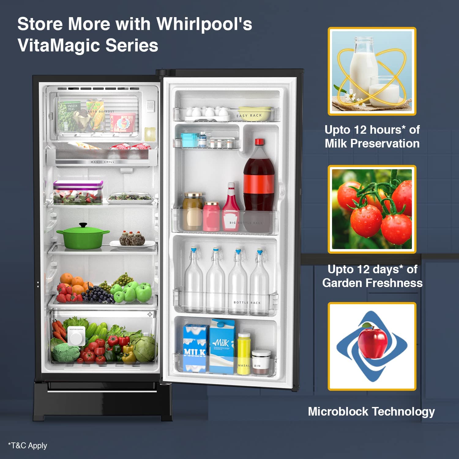 Buy Whirlpool Vmpro Litres Star Direct Cool Single Door